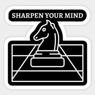 Chess - Sharpen your mind Sticker